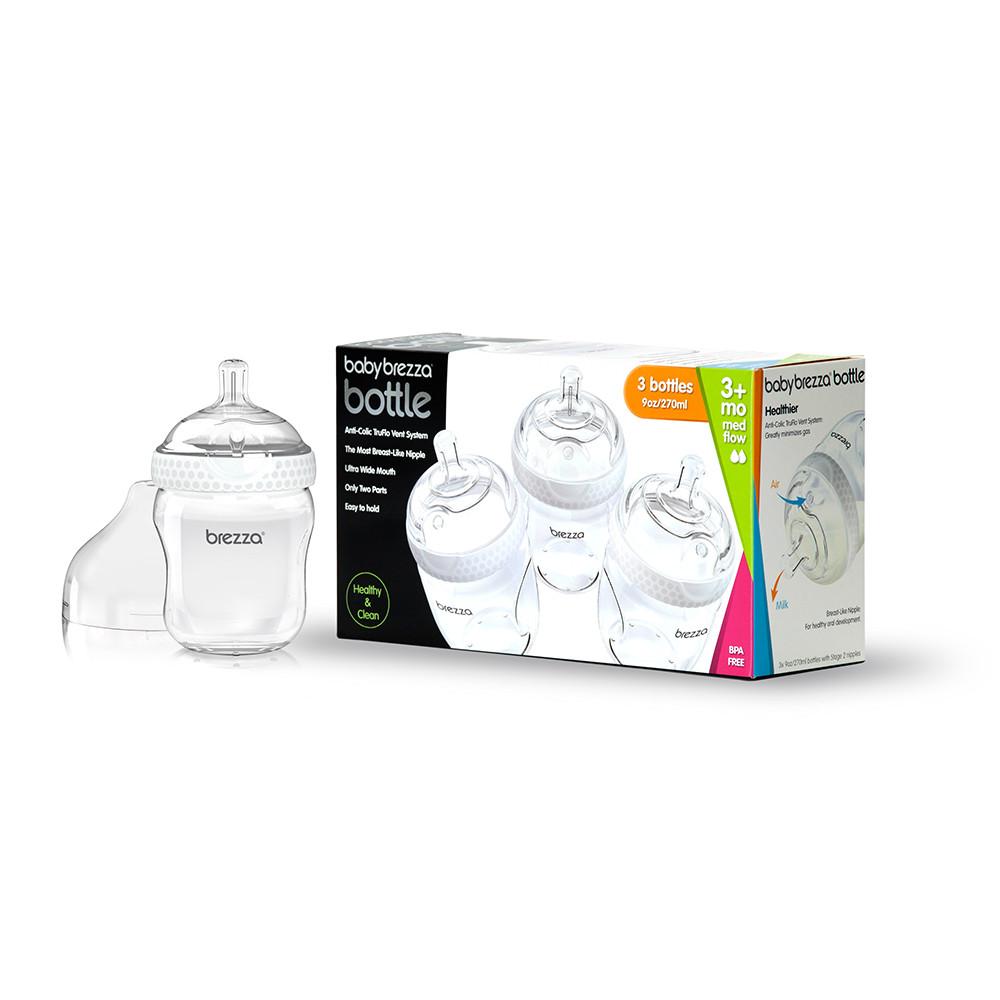9 oz Bottle Triple Pack - Baby Bottles - Baby Brezza - product thumbnail