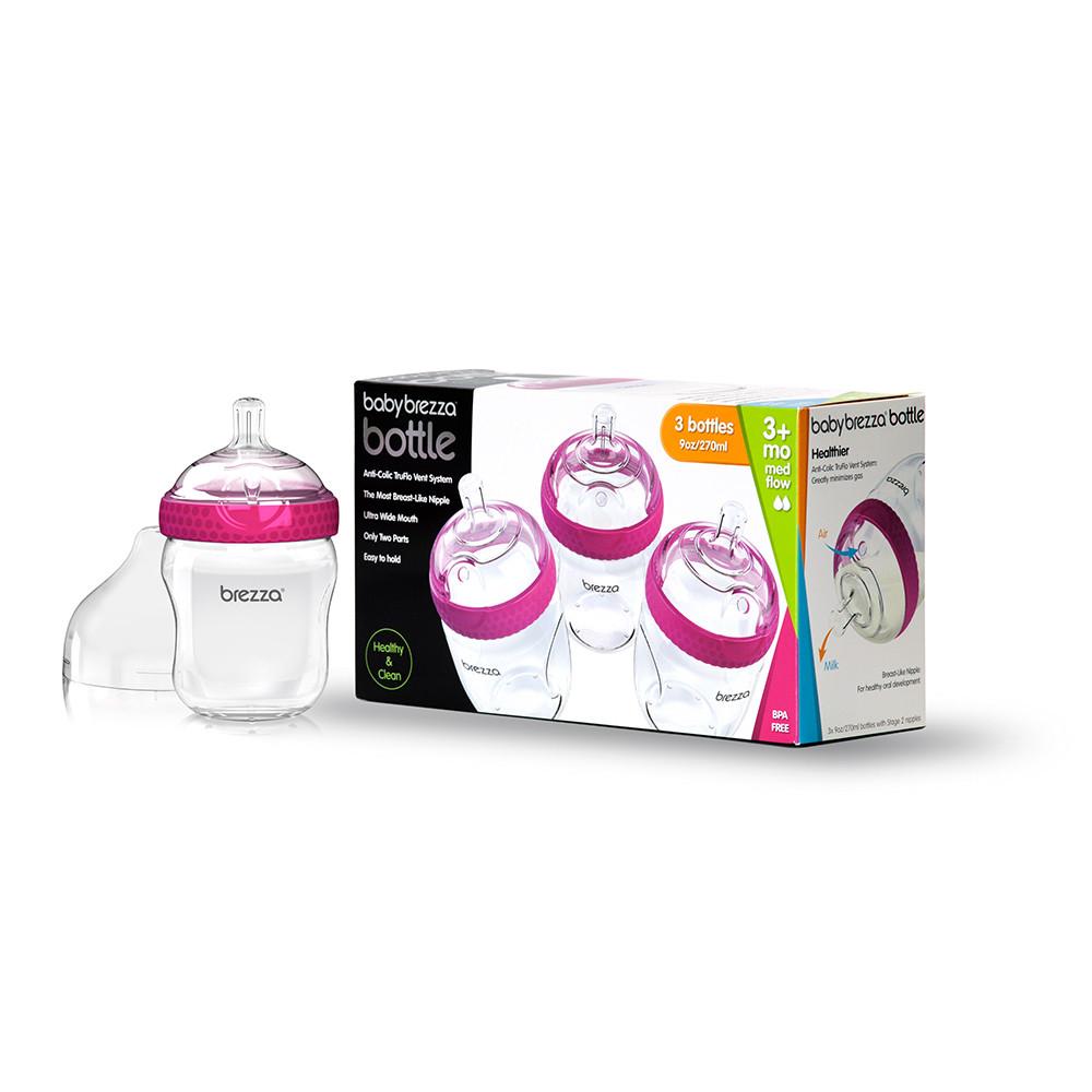 9 oz Bottle Triple Pack - Baby Bottles - Baby Brezza - product thumbnail