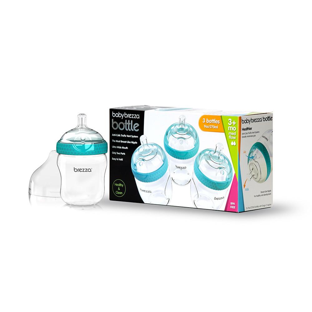 9 oz Bottle Triple Pack - Baby Bottles - Baby Brezza - product thumbnail