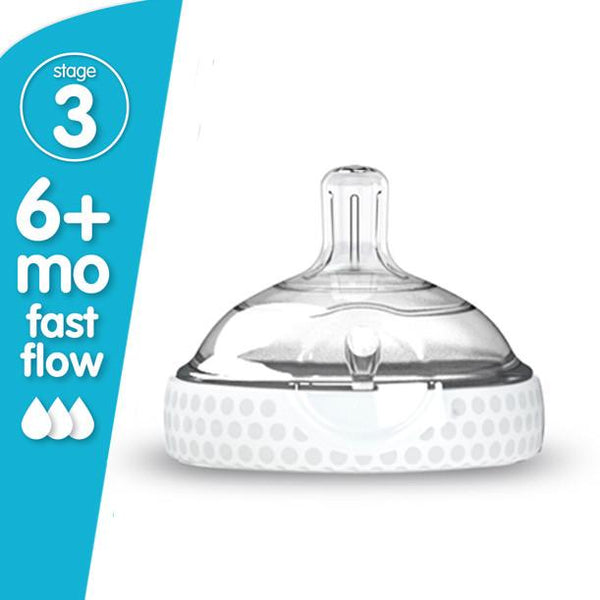 Stage 3 Nipple Double Pack - Baby Bottle Nipple - Baby Brezza