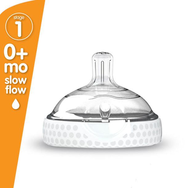 Stage 1 Nipple Double Pack - Baby Bottle Nipple - Baby Brezza