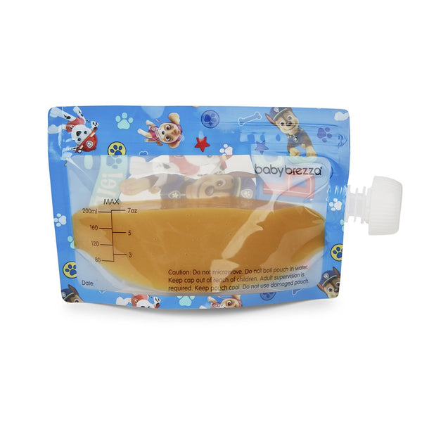 Paw Patrol Reusable Food Pouches - 10 Pack