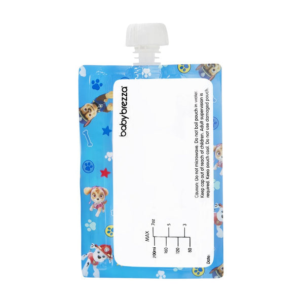Paw Patrol Reusable Food Pouches - 5 Pack