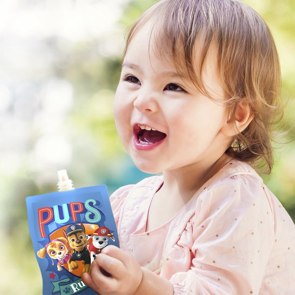 Paw Patrol Reusable Food Pouches - 5 Pack