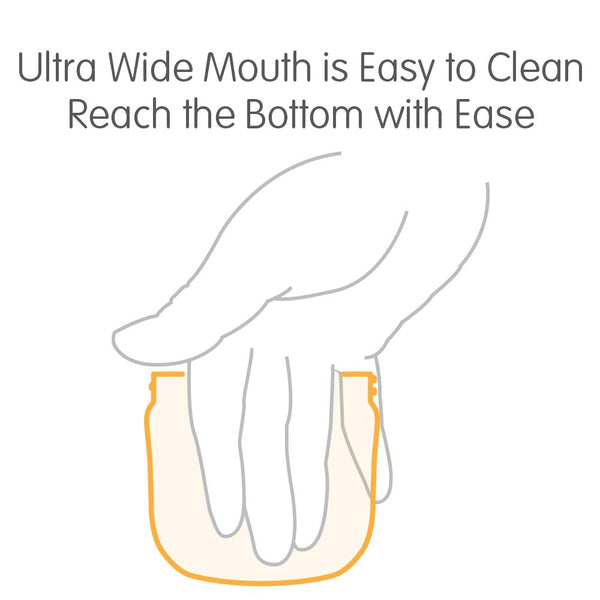 Baby Brezza Glass Bottle 8 oz, 2 pack