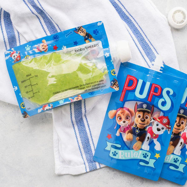 Paw Patrol Reusable Food Pouches - 5 Pack